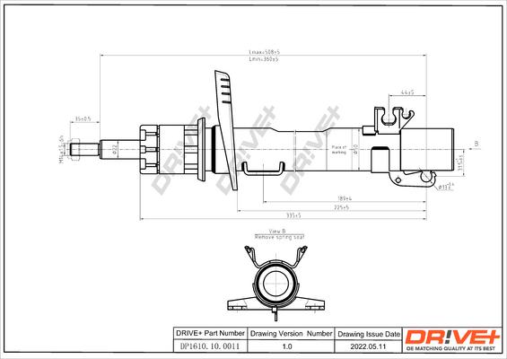 Dr!ve+ DP1610.10.0011 - Амортизатор autosila-amz.com