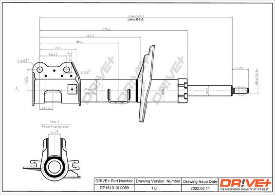 Dr!ve+ DP1610.10.0089 - Амортизатор autosila-amz.com