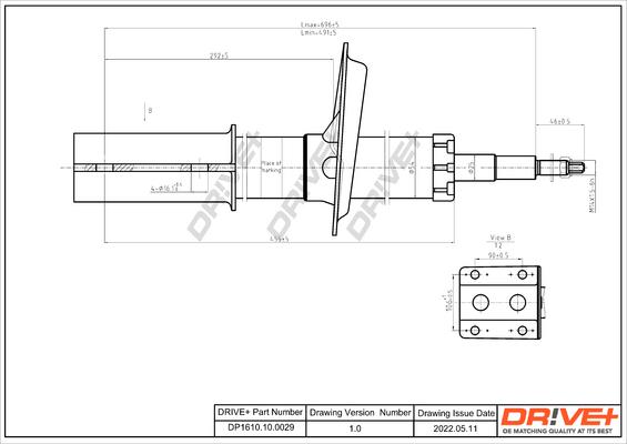 Dr!ve+ DP1610.10.0029 - Амортизатор autosila-amz.com