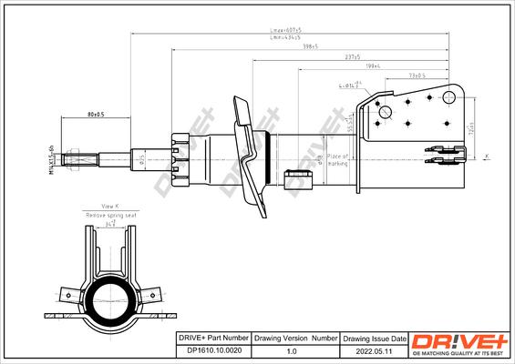 Dr!ve+ DP1610.10.0020 - Амортизатор autosila-amz.com