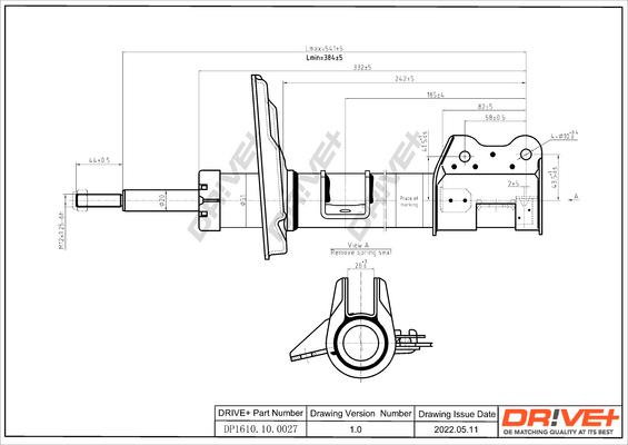 Dr!ve+ DP1610.10.0027 - Амортизатор autosila-amz.com