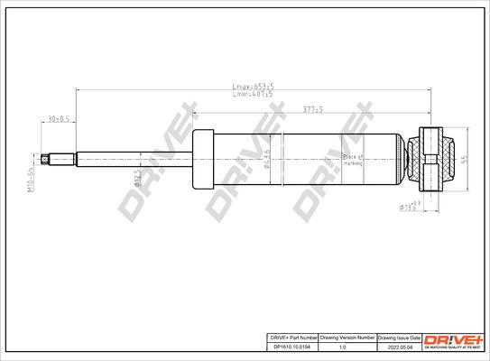 Dr!ve+ DP1610.10.0194 - Амортизатор autosila-amz.com