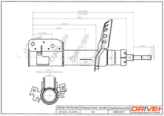 Dr!ve+ DP1610.10.0191 - Амортизатор autosila-amz.com