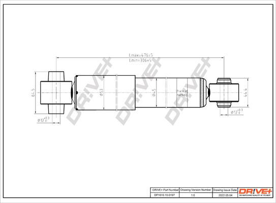 Dr!ve+ DP1610.10.0197 - Амортизатор autosila-amz.com