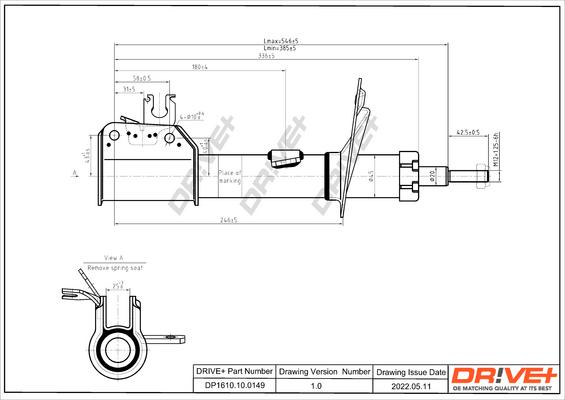 Dr!ve+ DP1610.10.0149 - Амортизатор autosila-amz.com