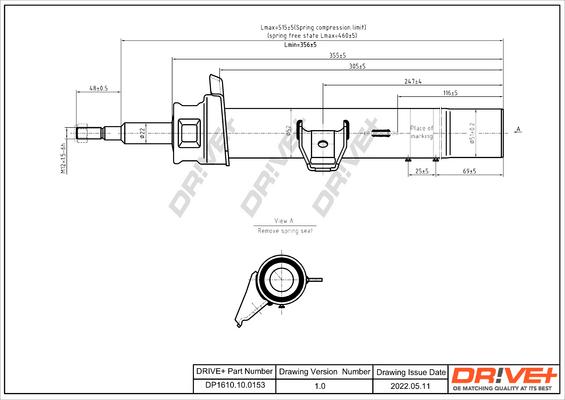 Dr!ve+ DP1610.10.0153 - Амортизатор autosila-amz.com