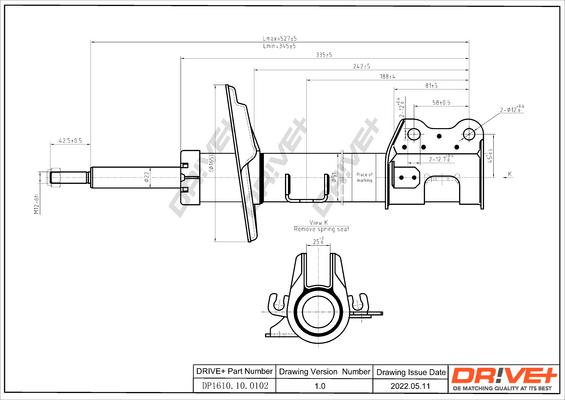 Dr!ve+ DP1610.10.0102 - Амортизатор autosila-amz.com