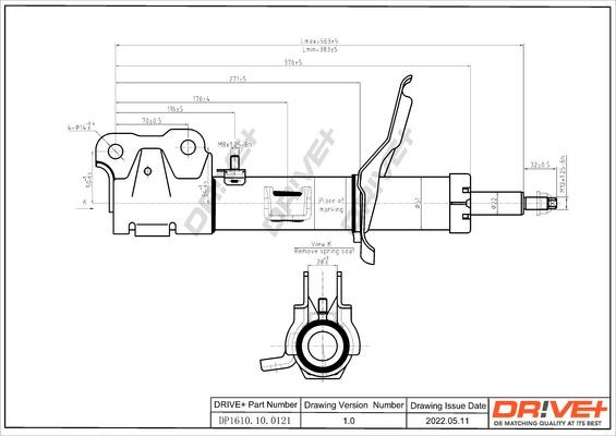 Dr!ve+ DP1610.10.0121 - Амортизатор autosila-amz.com