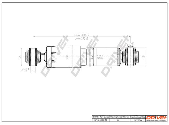 Dr!ve+ DP1610.10.0170 - Амортизатор autosila-amz.com