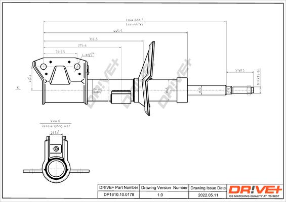 Dr!ve+ DP1610.10.0178 - Амортизатор autosila-amz.com