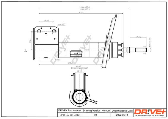 Dr!ve+ DP1610.10.0212 - Амортизатор autosila-amz.com