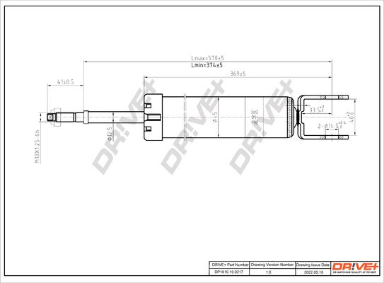 Dr!ve+ DP1610.10.0217 - Амортизатор autosila-amz.com