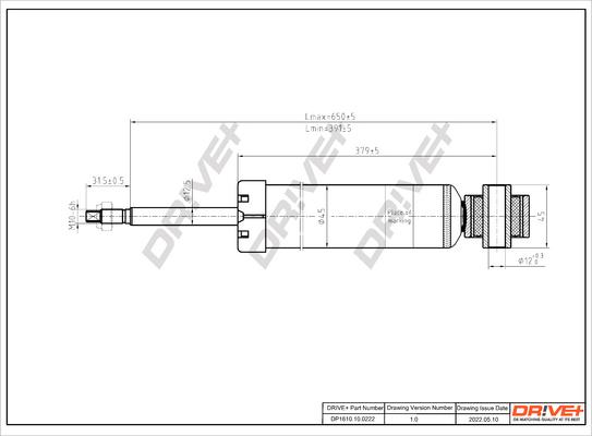 Dr!ve+ DP1610.10.0222 - Амортизатор autosila-amz.com