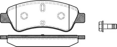 Magneti Marelli PF0174 - Тормозные колодки, дисковые, комплект autosila-amz.com