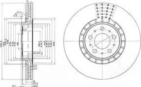 FIT FR0296V - Тормозной диск autosila-amz.com