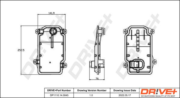 Dr!ve+ DP1110.14.0045 - Гидрофильтр, автоматическая коробка передач autosila-amz.com