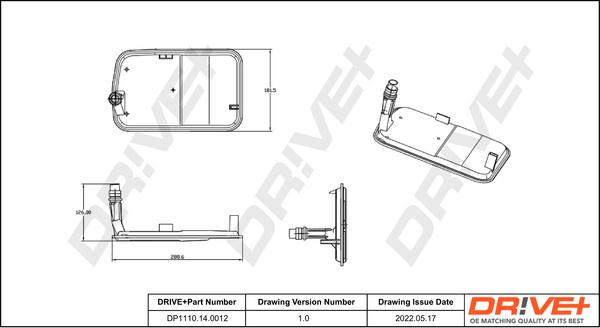 Dr!ve+ DP1110.14.0012 - Гидрофильтр, автоматическая коробка передач autosila-amz.com