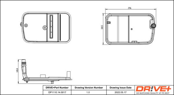 Dr!ve+ DP1110.14.0017 - Гидрофильтр, автоматическая коробка передач autosila-amz.com
