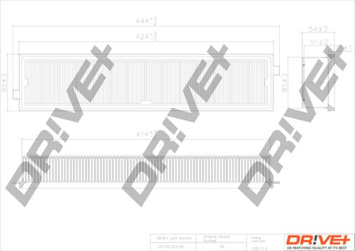 Dr!ve+ DP1110.10.0134 - Воздушный фильтр, двигатель autosila-amz.com