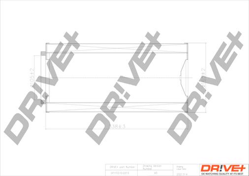 Dr!ve+ DP1110.10.0273 - Воздушный фильтр, двигатель autosila-amz.com