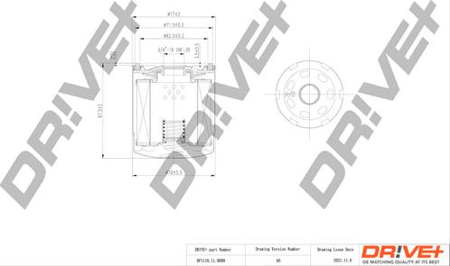 Dr!ve+ DP1110.11.0099 - Масляный фильтр autosila-amz.com