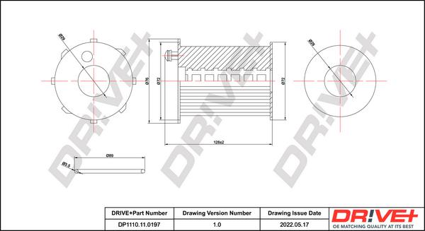 Dr!ve+ DP1110.11.0197 - Масляный фильтр autosila-amz.com