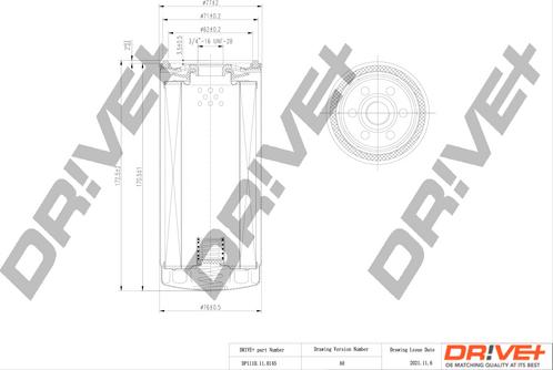 Dr!ve+ DP1110.11.0145 - Масляный фильтр autosila-amz.com