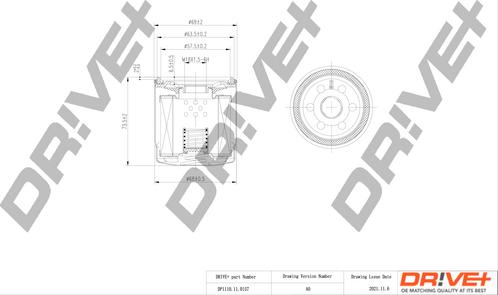 Dr!ve+ DP1110.11.0157 - Масляный фильтр autosila-amz.com