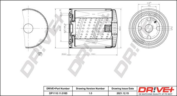 Dr!ve+ DP1110.11.0165 - Масляный фильтр autosila-amz.com