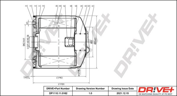 Dr!ve+ DP1110.11.0162 - Масляный фильтр autosila-amz.com