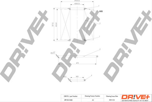 Dr!ve+ DP1110.11.0123 - Масляный фильтр autosila-amz.com