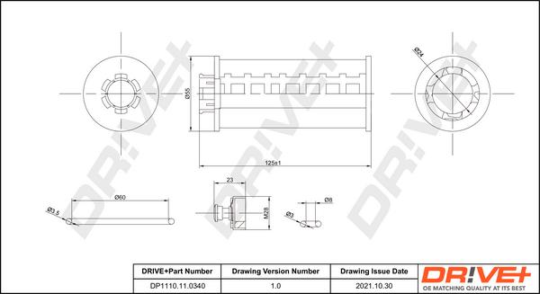 Dr!ve+ DP1110.11.0340 - Масляный фильтр autosila-amz.com