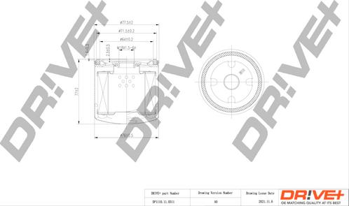 Dr!ve+ DP1110.11.0311 - Масляный фильтр autosila-amz.com