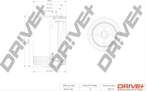 Dr!ve+ DP1110.11.0321 - Масляный фильтр autosila-amz.com