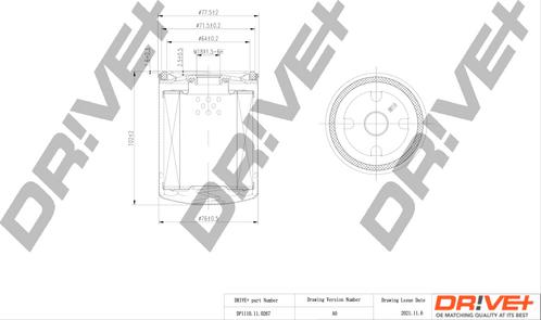 Dr!ve+ DP1110.11.0267 - Масляный фильтр autosila-amz.com