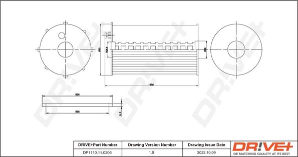 Dr!ve+ DP1110.11.0206 - Масляный фильтр autosila-amz.com