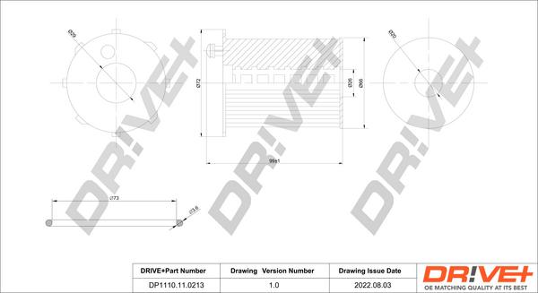 Dr!ve+ DP1110.11.0213 - Масляный фильтр autosila-amz.com