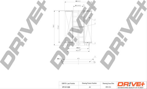 Dr!ve+ DP1110.11.0230 - Масляный фильтр autosila-amz.com