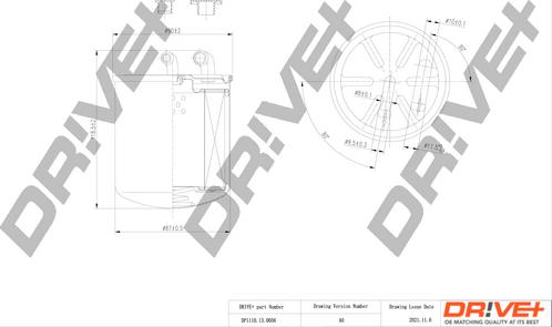 Dr!ve+ DP1110.13.0056 - Топливный фильтр autosila-amz.com