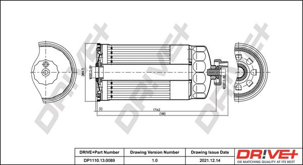 Dr!ve+ DP1110.13.0089 - Топливный фильтр autosila-amz.com