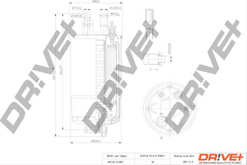 Dr!ve+ DP1110.13.0071 - Топливный фильтр autosila-amz.com