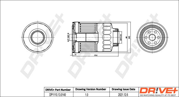 Dr!ve+ DP1110.13.0140 - Топливный фильтр autosila-amz.com