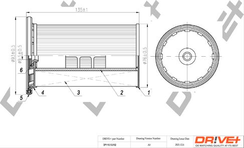 Dr!ve+ DP1110.13.0102 - Топливный фильтр autosila-amz.com