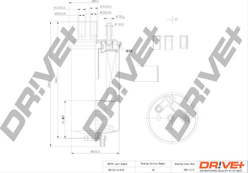 Dr!ve+ DP1110.13.0116 - Топливный фильтр autosila-amz.com