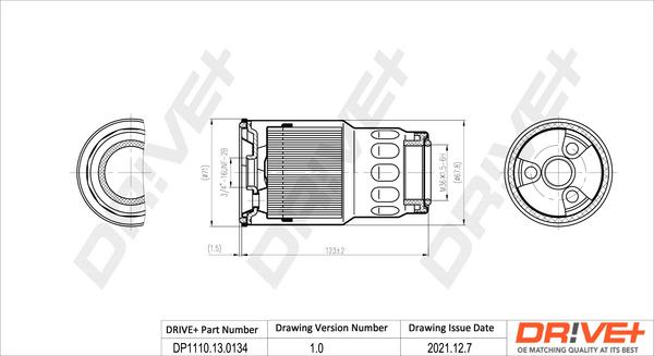 Dr!ve+ DP1110.13.0134 - Топливный фильтр autosila-amz.com