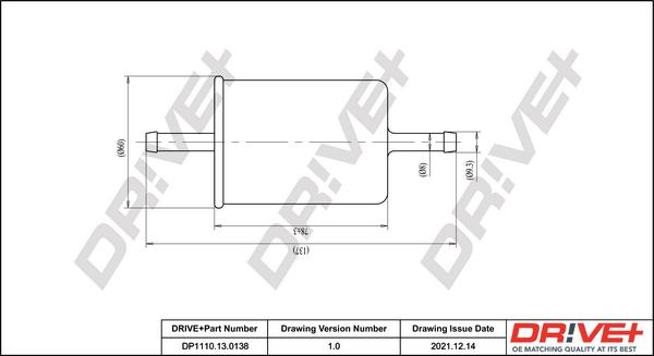 Dr!ve+ DP1110.13.0138 - Топливный фильтр autosila-amz.com