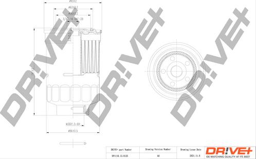 Dr!ve+ DP1110.13.0125 - Топливный фильтр autosila-amz.com