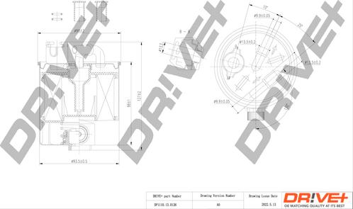 Dr!ve+ DP1110.13.0126 - Топливный фильтр autosila-amz.com