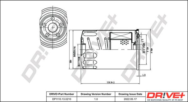 Dr!ve+ DP1110.13.0210 - Топливный фильтр autosila-amz.com