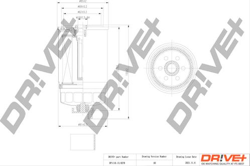 Dr!ve+ DP1110.13.0278 - Топливный фильтр autosila-amz.com